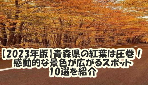 【2023年版】青森県の紅葉は圧巻！感動的な景色が広がるスポット10選を紹介
