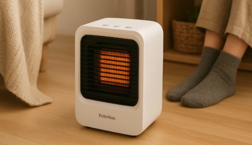 【Enterbox】セラミックファンヒーターHW-G1 Revave口コミ 評判とレビューを解説！ 小型で即暖は本当？静音性や安全性も紹介