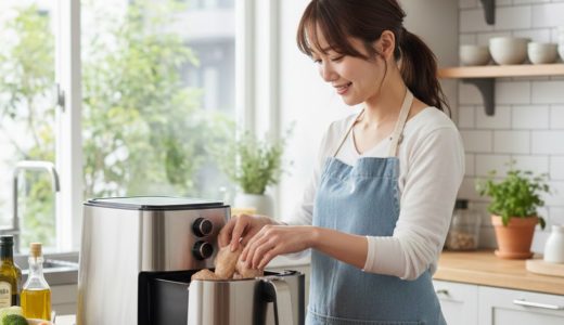 【COSORI】ノンフライヤー CAF-L501-KJPの口コミ レビュー 評判！油を使わずにカリッとジューシーで“罪悪感ゼロの唐揚げ”が完成