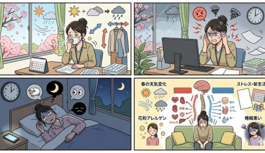 春バテ×自律神経の乱れ！30代女性が体調不良・眠れない・イライラする本当の理由とは？