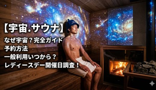 【宇宙.サウナ】はなぜ宇宙？予約方法や一般利用はいつから？レディースデーの開催日も調査！